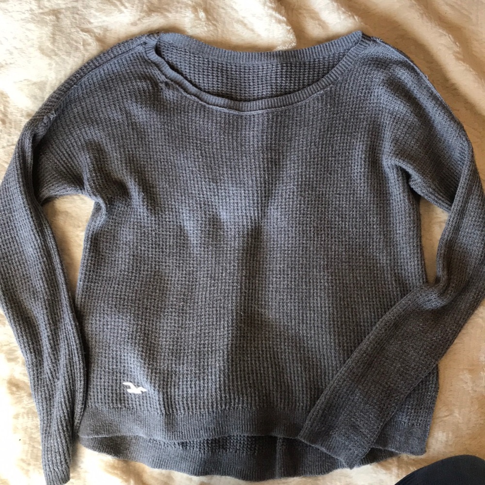 Hollister grey sweater